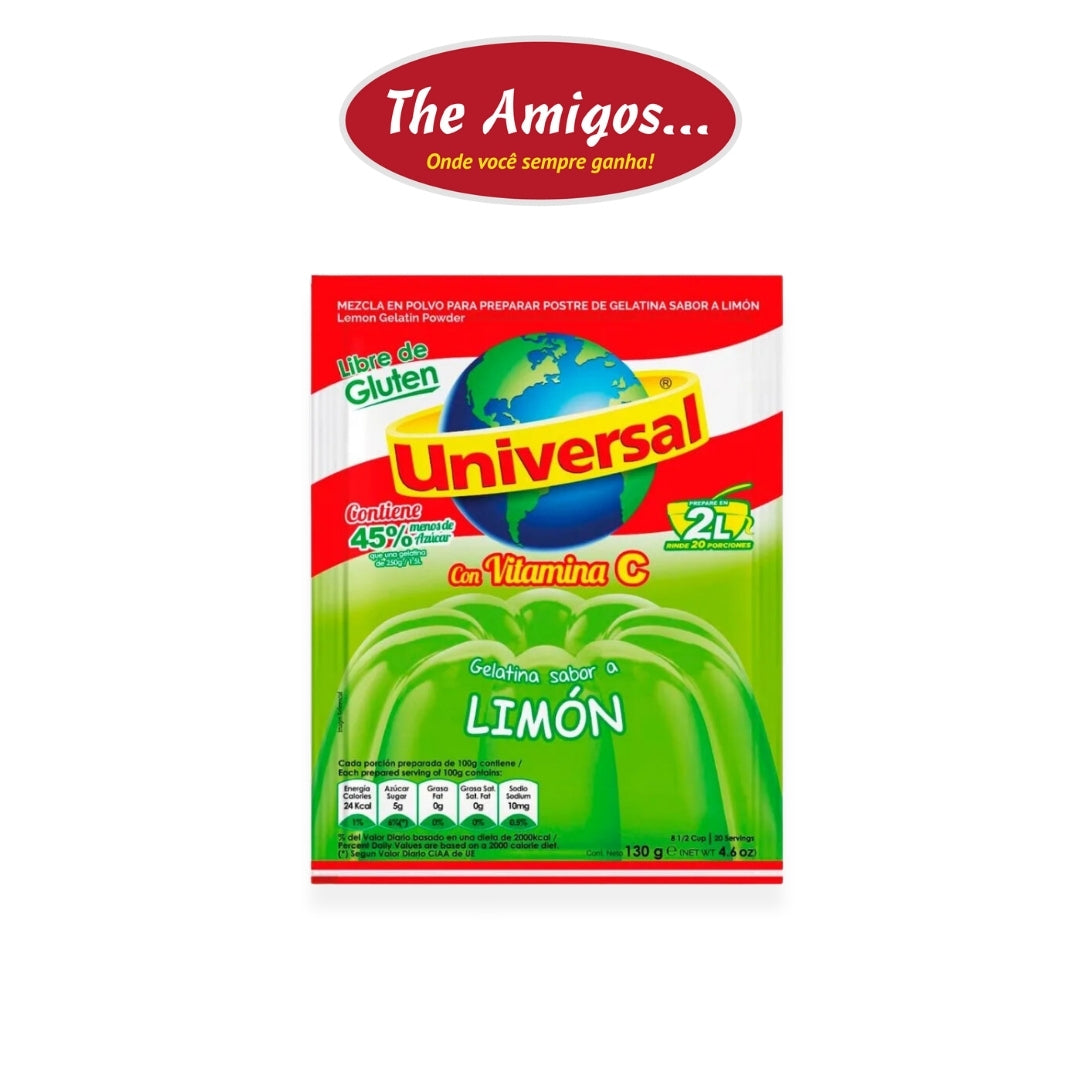 UNIVERSAL HALAL GELATINA SABOR LIMON (LIMÃO)
