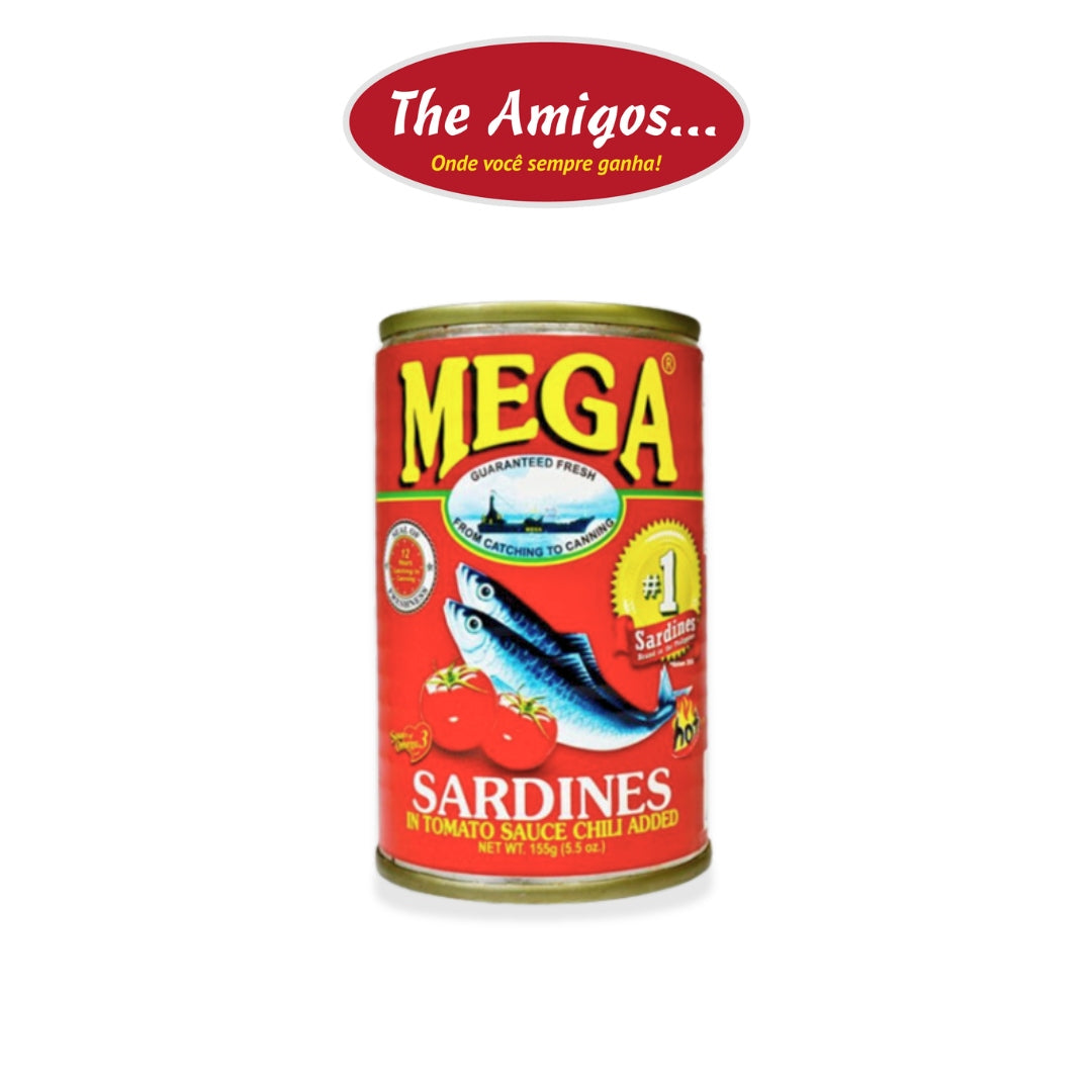 SARDINES IN TOMATO S.CHILI MEGA 155G