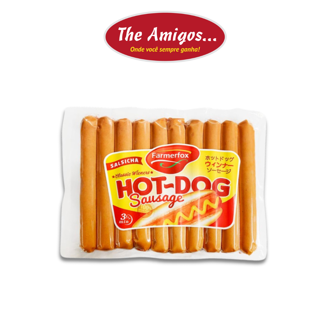 SALSICHA HOTDOG FARMERFOX 454G
