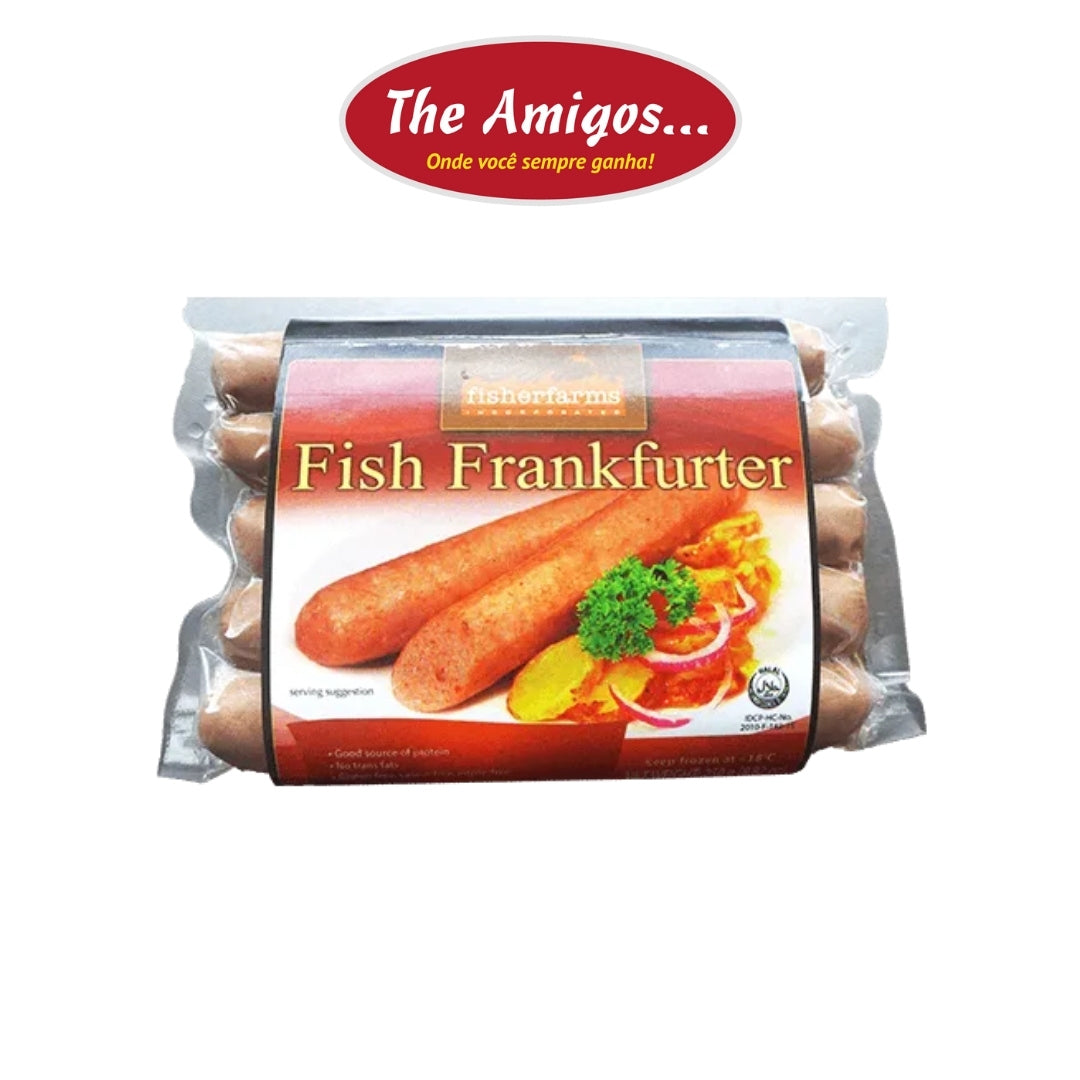 SALSICHA DE FRANKFURTER DE PEIXE FISHERFARMS 250G