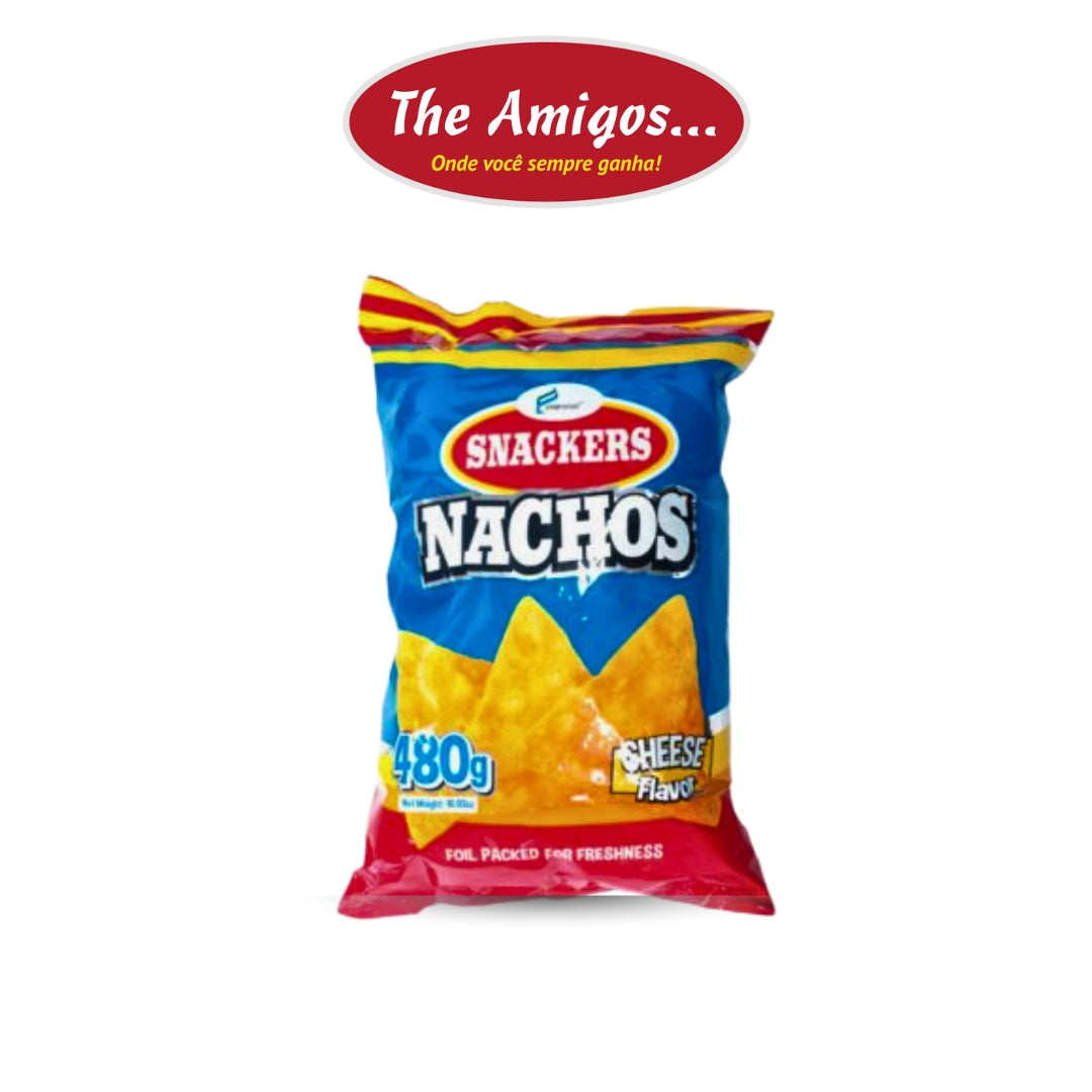 Snackers Nachos Sabor Queijo 480g