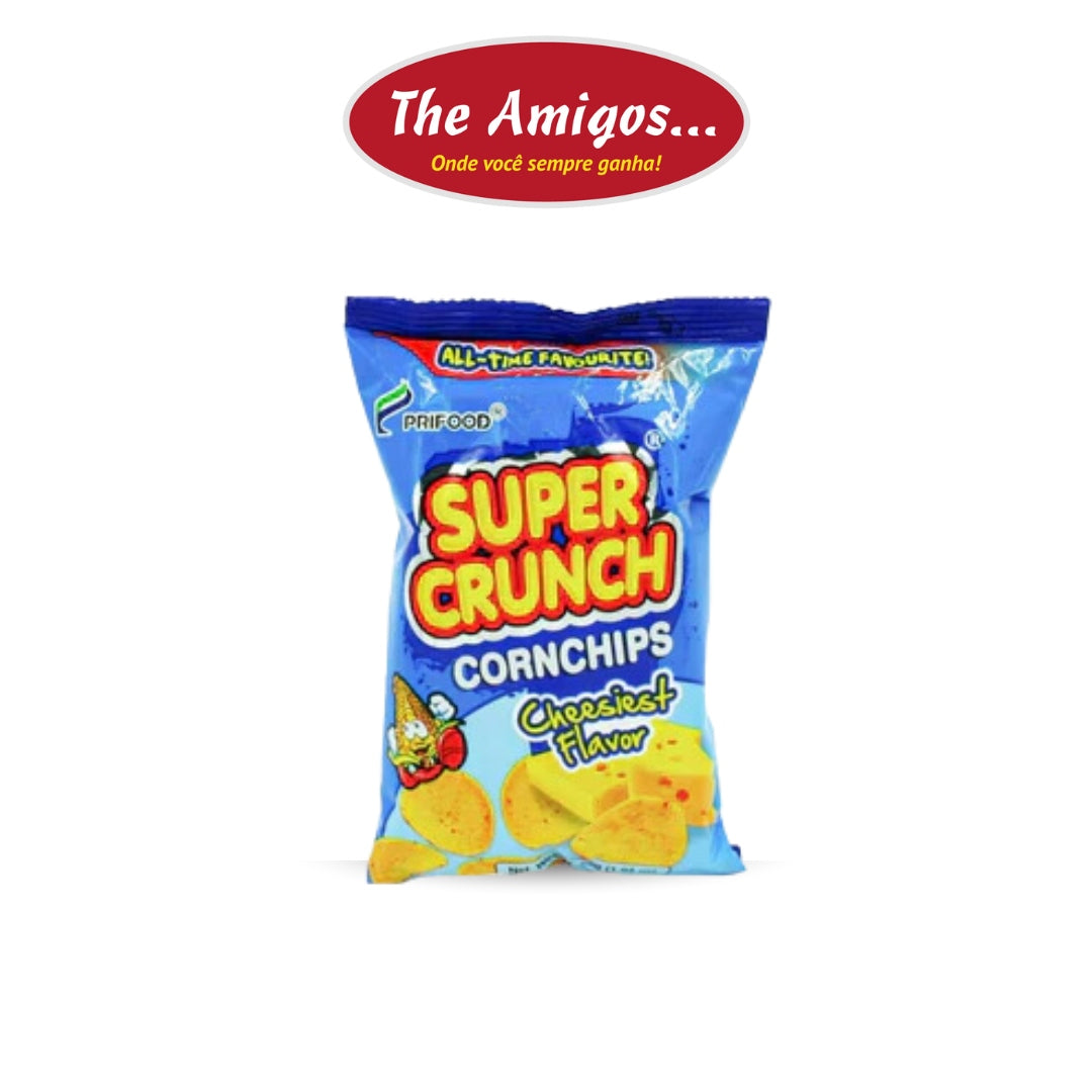Super Crunch Corn Chips Sabor Queijo 100g
