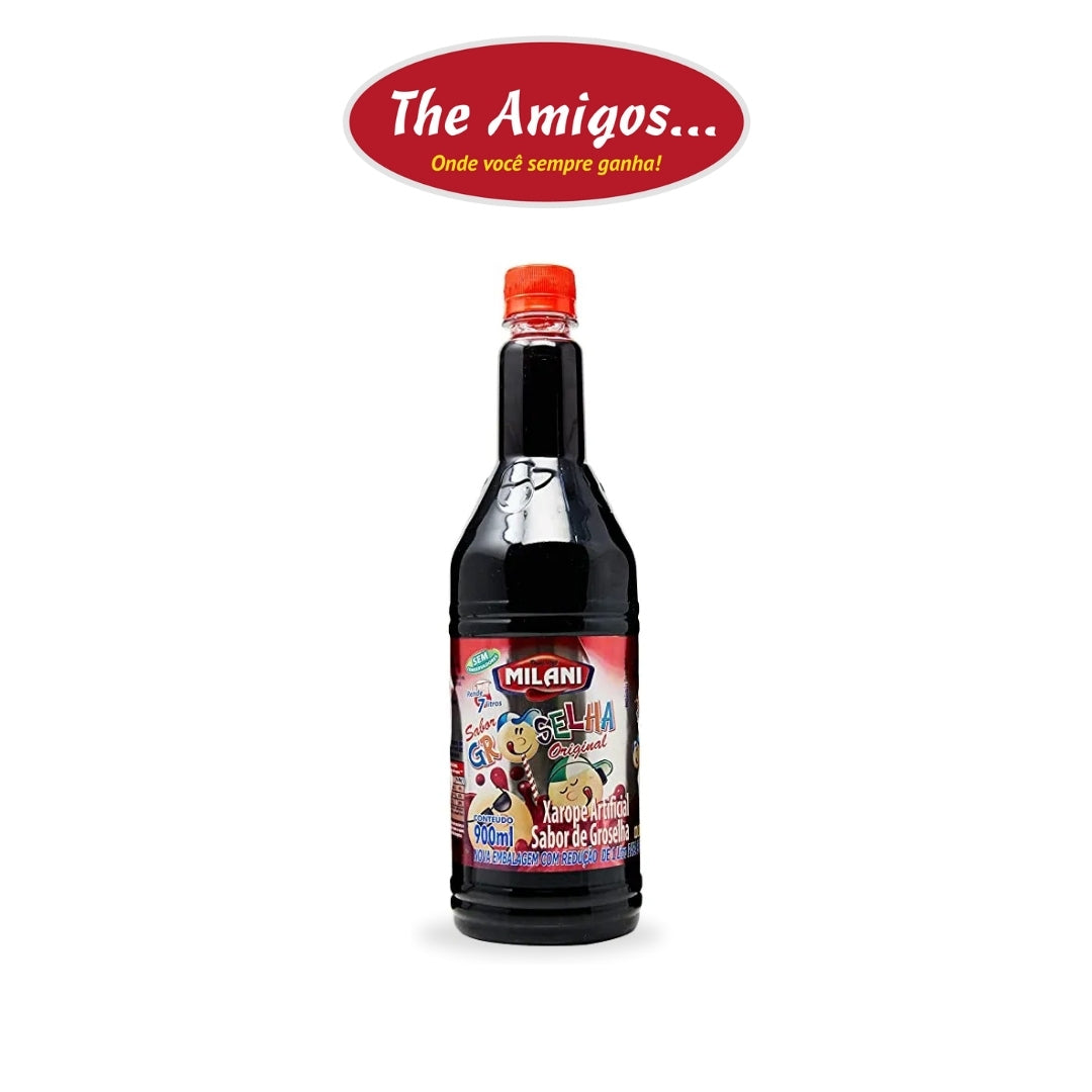 XAROPE SABOR GROSELHA MILANI 900ML
