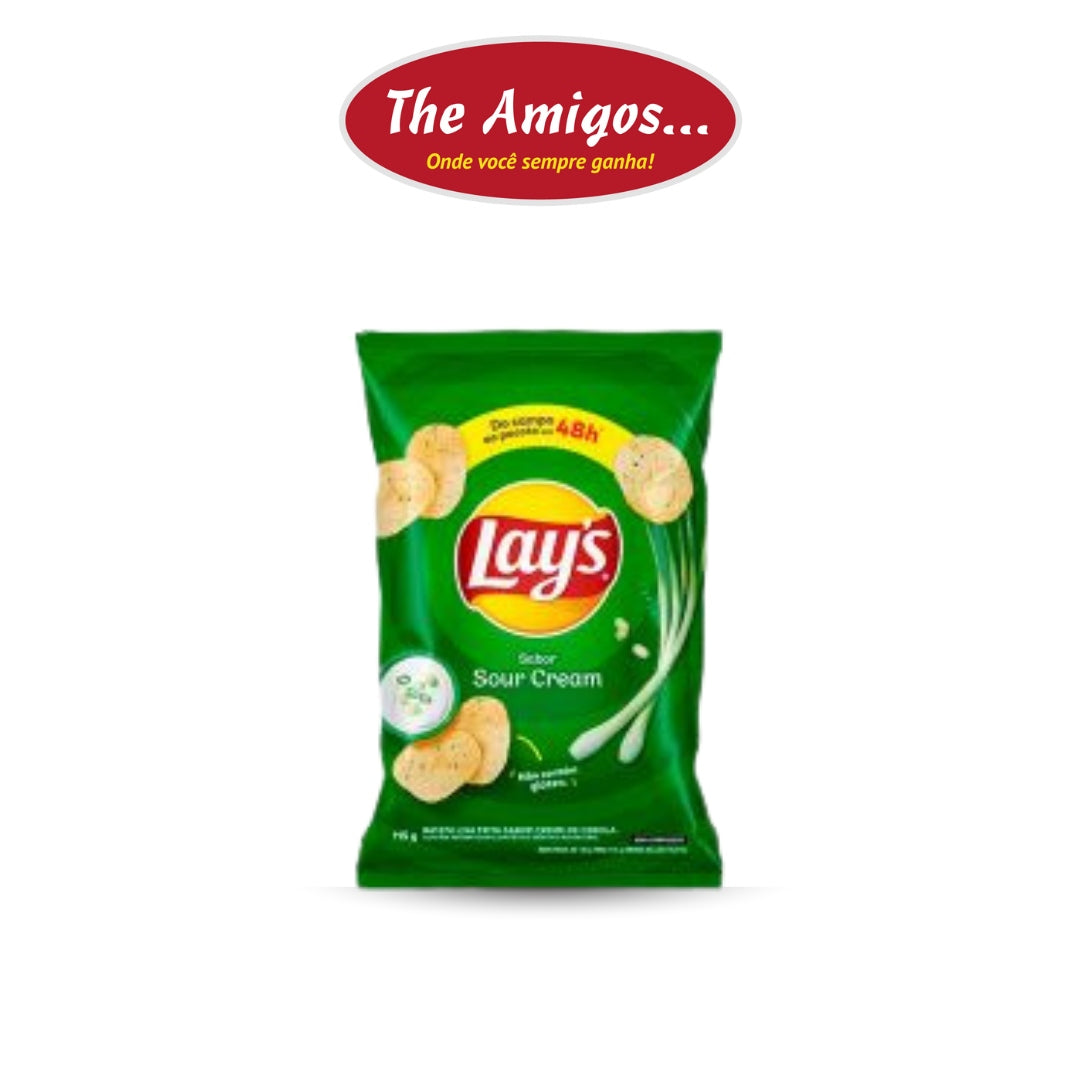 Lays SourCream Potato Chips 110g