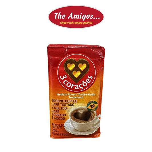 CAFÉ 3 CORAÇÕES TRADICIONAL 250G