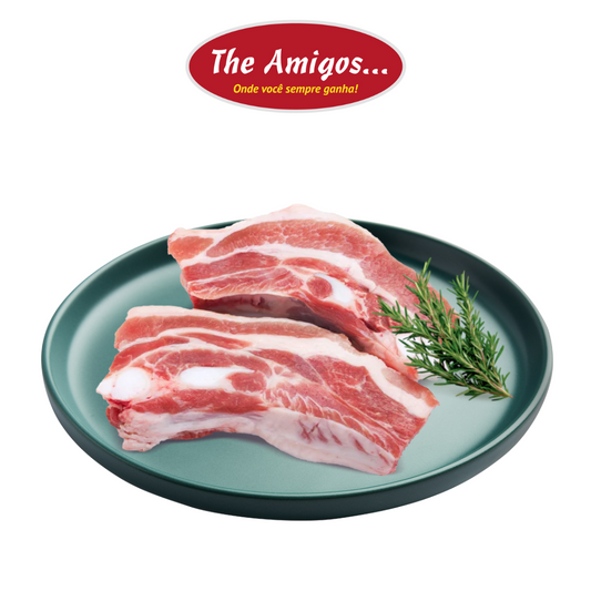 COSTELA DE PORCO COM OSSO EM RIPAS 1KG