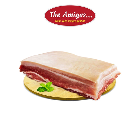 COSTELA DE PORCO SEM OSSO COM COURO BLOCO 5KG