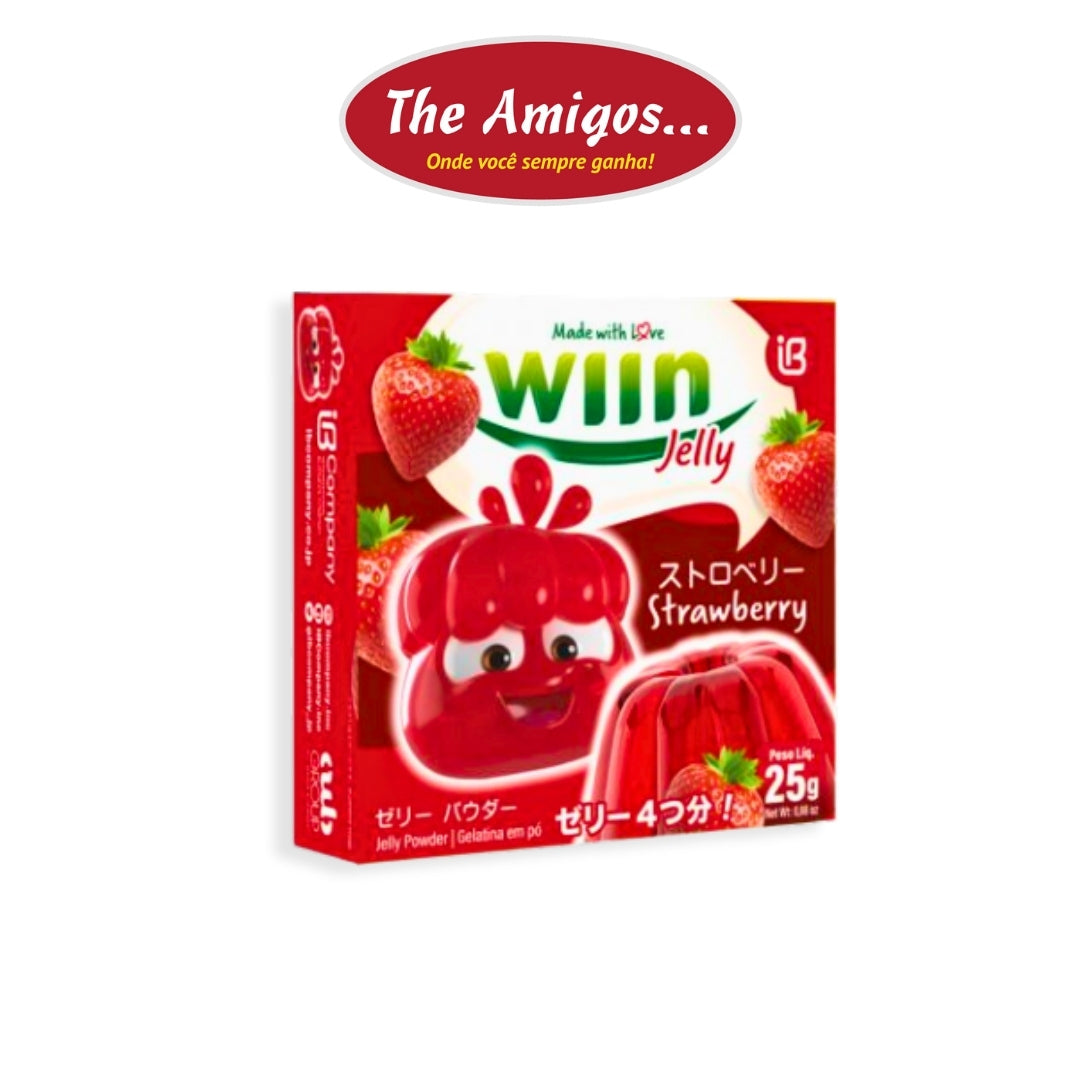 Wiin Strawberry Flavor Gelatin 25g