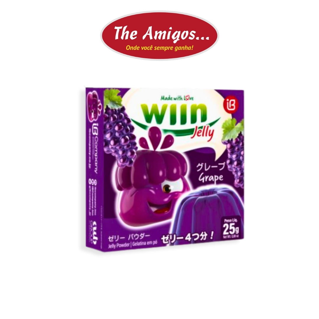 Wiin Grape Flavored Gelatin 25g