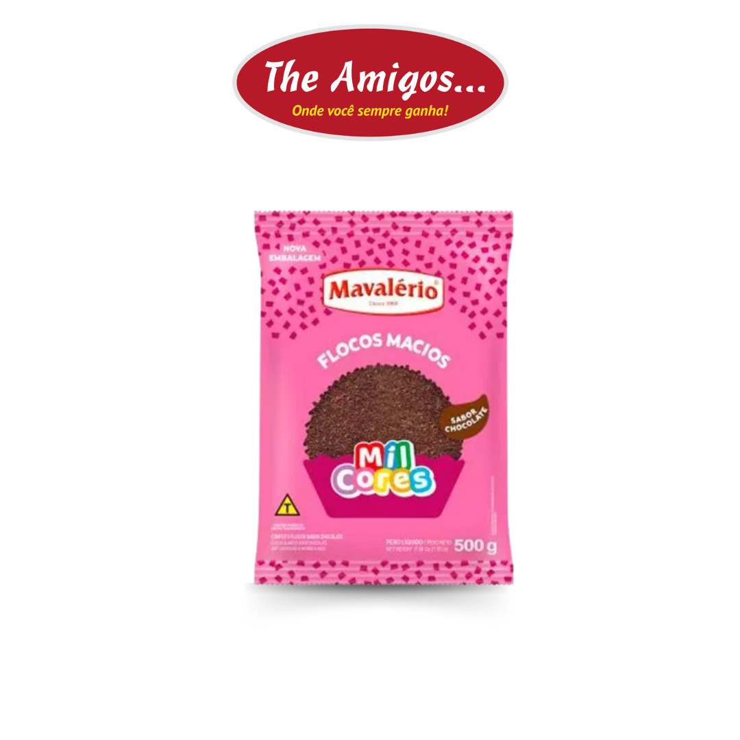 MAVALERIO  FLOCOS DE CHOCOLATE 500G