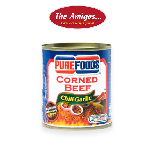 Puf Corned Beef Chili Garlic 210g